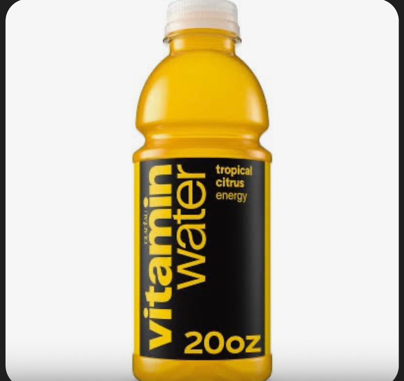 Vitamin Water.