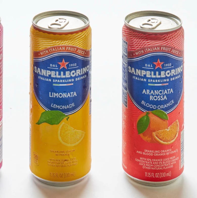 San Pellegrino Sparkling Soda.